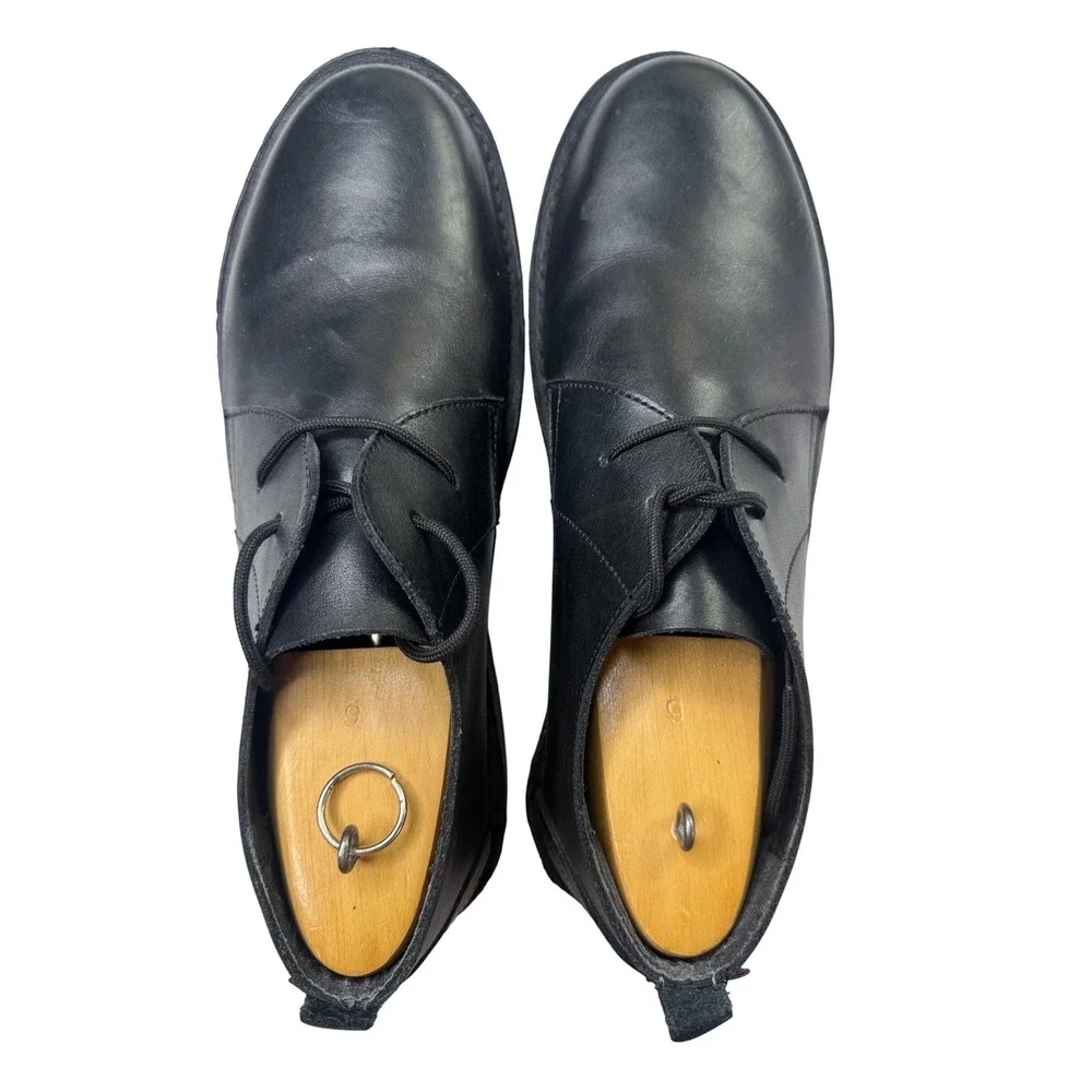 Veldskoen Heritage Black Leather Chukka Boots Mens Size 12 Made in South Africa